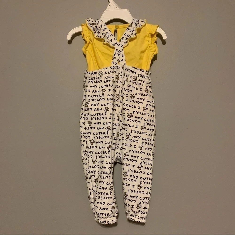 NWT. DISNEY Winnie The Pooh Overall Set